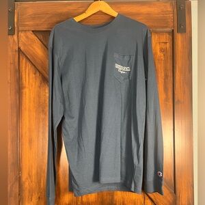 Champion Blue Texas A & M Aggies Rainbow Long Sleeve Tee Shirt Women's XL